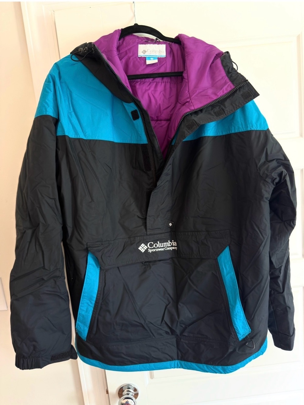 Columbia Men’s Bright Purple Pullover Shell